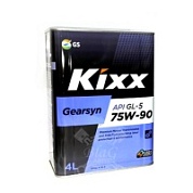 Масло трансмиссионное KIXX 75W-90 API GL-5 Kixx, п/с, 4л.