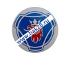 Наклейка светоотражающая "SCANIA" (оригинал цветная) круг (14846)