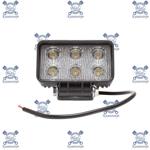 Фара светодиодная 10-30В. 18Вт. 110х52х81мм. 6 изл. / AE18RT-6LED-HC АвтоЭлектрика