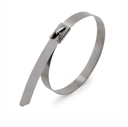 Хомут (стяжка) 500х7,9мм из нержавеющей стали AISI 304 (уп 100шт)