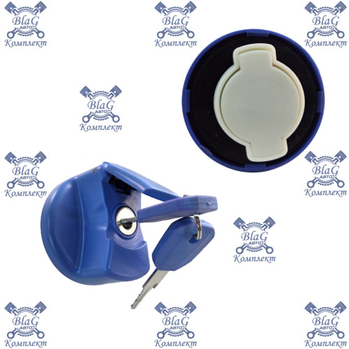 Крышка бака AdBlue (мочевины) d=40 (пластм. с ключом) (синяя) / 0004702705 МАРК