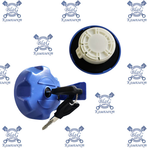 Крышка бака AdBlue (мочевины) d=60 (пластм. с ключом) (синяя) / 3020701221 МАРК