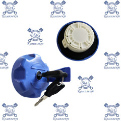 Крышка бака AdBlue (мочевины) d=60 (пластм. с ключом) (синяя) / 3020701221 МАРК