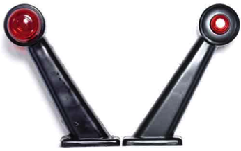 Фонарь габаритный ФГ-5-01LED крепление 4 отв. 12-24В (ТАС)