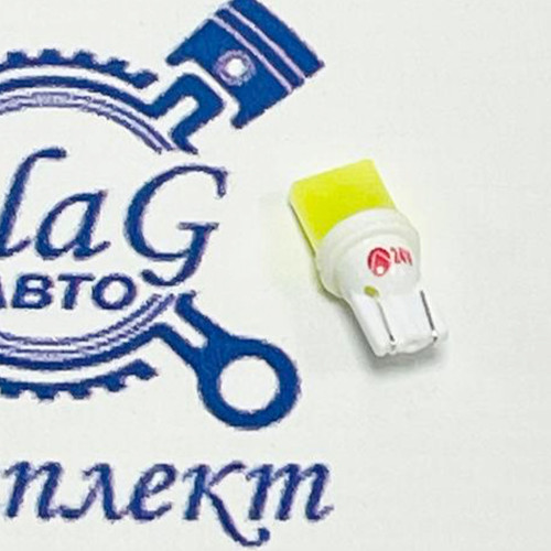Лампа (светодиод) W5W 24V 5W W2.1x9.5d (белый 5SMD) Диалуч (94319SMD5-24V)