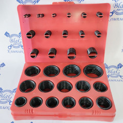 Кольца резиновые А (красный) 30 размеров (набор, 347 шт.)