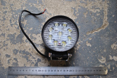 Фара светодиодная круглая 10-30В. 27Вт. 100мм. 9 излучателей (WR009F)