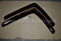 Дефлектор КАМАЗ-5490-NEO (малый угол) черный (к-т из 2-х) / DA-10004