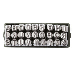 Набор клейм буквенных латиница 5 мм (378205) ООО «Дело Техники»