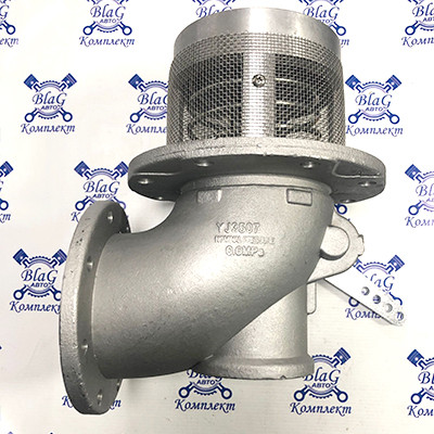 Клапан донный DN-100 (HDV-100) 4" (пневмо управление, с квадратным фланцем, 4 отв.)