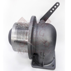 Клапан донный DN-100 (HDV-100NS) 4" (мех. упр, с квадратным фланцем, 4 отв.)