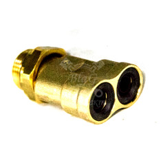 Фитинг тройник прямой Ф12-Ф12-М22х1,5 / 52-9450-128903