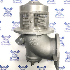 Клапан донный DN-100 (HDV-100Q) 4&quot; (пневмо управление, кругл. фланец под 8 болтов)