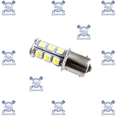 Лампа (светодиод) P21W 24V BA15s (белый 18SMD) Диалуч "Кукуруза"  ЛДД006-5W