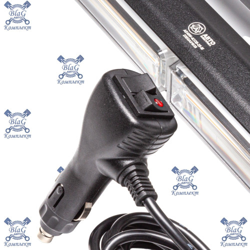 Маяк-стробоскоп на магните 12/24В 48Вт (прикуриватель) 590х120х78 / AE48W-4COB-2S-M АвтоЭлектрика