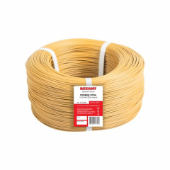 Провод ПГВА 1 х 1,50мм, ЖЕЛТЫЙ REXANT (01-6532)