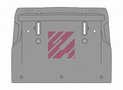 Крыло заднее часть задняя черный пластик ВОЛЬВО о.н.21094394 (M3140932)