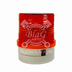 Маяк импульсный (24 св/диод.) 6В (ор. на магните) (от 4-х батареек АА) GP-BL010 2835SMD (малый)