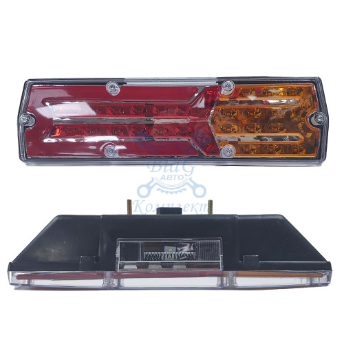 Фонарь задний 24В. LED (левый, 6 винтов) НЕОН / 5623.3775-03