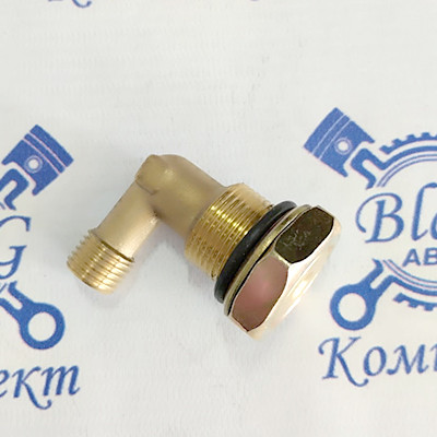 Штуцер - Угол М14-М22 в сборе с гайкой, шайбой 861005