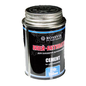 Клей 210гр/150мл с кисточкой (75) для холодной вулканизации