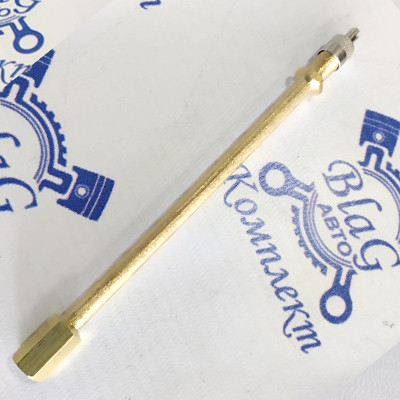 Удлинитель вентиля алюминий  (наконечник) 140 мм / JC-048