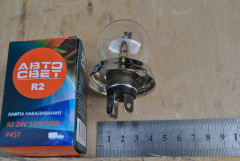 Лампа фарная простая 24V 55 х50Вт. R2