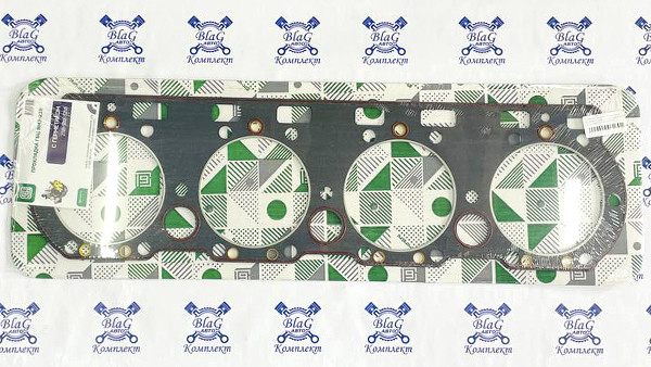 Прокладка головки блока с/о с упл. герметиком (прямоуг отв. под штанги) / 238-1003210