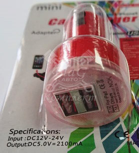 Переходник MINI ((2 USB) (14052)