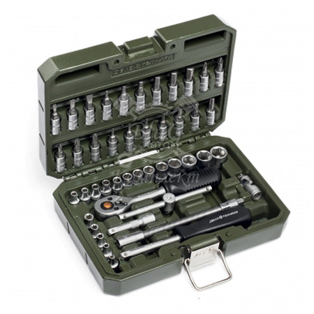 Набор головок 6-гр. с трещеткой 1/4" 46пр. (600746) ООО «Дело Техники»