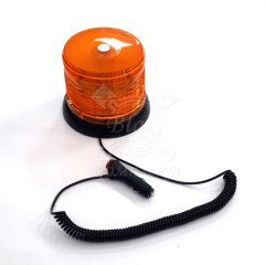 Маяк проблесковый H617B 9-30V 60-светодиодов, 2-режима (оранжевый на магните)