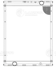 Радиатор охл. для а/м КАМАЗ 65115-1301010 (тип Behr) (алюм.) (LRc 07655)