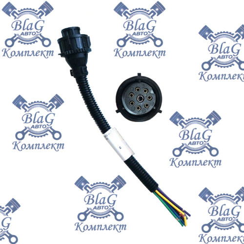 Разъём гнездовой 8-конт. ЕВРО AMP байонетный, прямой / 9800680