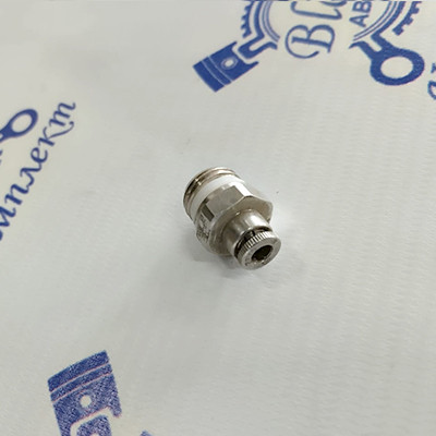 Фитинг прямой 1/8"-Ф8 метал. длин. с упл. кольцом