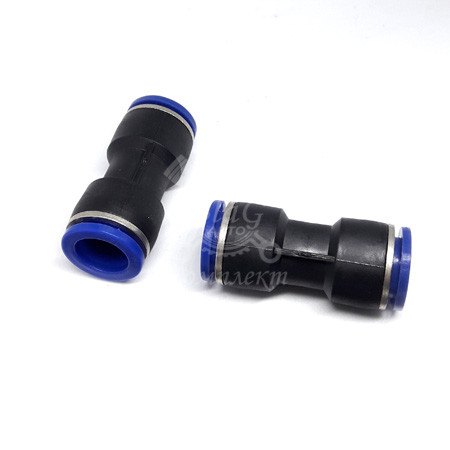 Фитинг соединительный для трубок Ф16-Ф16 (прямой)