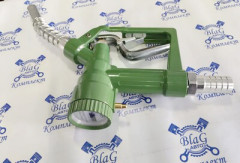 Пистолет разливной с мех. счетчиком 25мм, (зеленый) без отсекателя