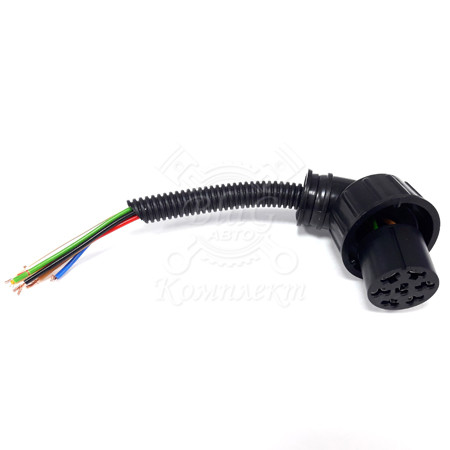 Провод с разъемом ASS-2 в фонарь 7-конт. 90гр. (20см) ответная часть (ТАС-680091)