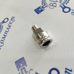 Фитинг  металл с наружней резьбой М10х1 - 10мм FOUTTM10-10