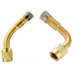 Удлинитель вентиля металлический угловой  (наконечник) 135 град. TRS-01 (6604) (105712)