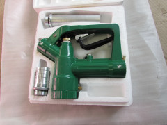 Пистолет разливной с мех. счетчиком 38 мм, (зеленый) без отсекателя LLY