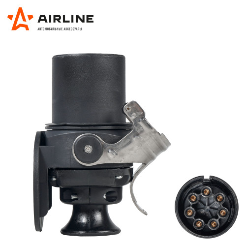 Вилка прицепа/тягача 24В ABS/EBS 7 контактов пластик (ATE-45)