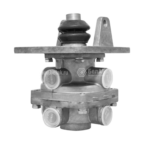 Кран тормозной под педаль БЕЗ ПЕДАЛИ н/о 2-секционный (ГТК) (ан.100-3514108) "БелАК" (13511)