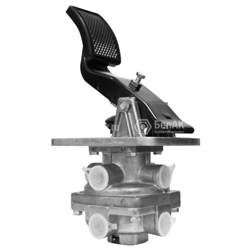 Кран тормозной под педаль С ПЕДАЛЬЮ н/о 2-секционный (ГТК) (ан.5320-3514108) "БелАК" (13514)