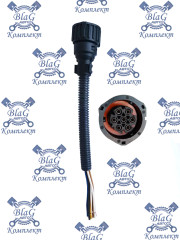 Провод с разъемом АМР прямой 7-конт (20см) ответная часть (ТАС-680080)