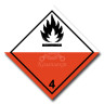 Наклейка "Вещества, способные к самовозгоранию 4.2", 25х25
