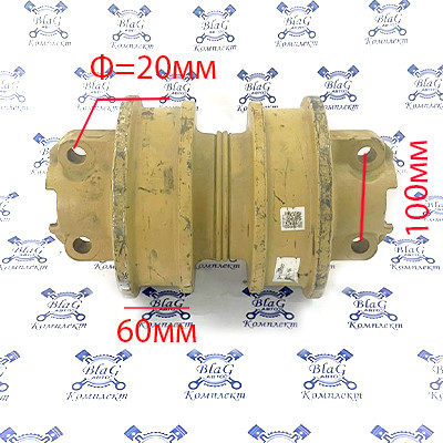 Каток опорный двубортный Shantui SD16 / 16Y-40-10000