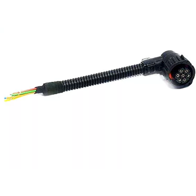 Провод с разъемом АМР угловой 6-конт (20см) ответная часть (ТАС-680084)