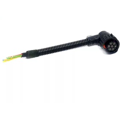 Провод с разъемом АМР угловой 6-конт (20см) ответная часть (ТАС-680084)