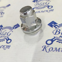 Гайка колеса М14х1.5 (R) Masuma (конус закрытая с шайбой 35мм) под ключ 22мм MLS-012