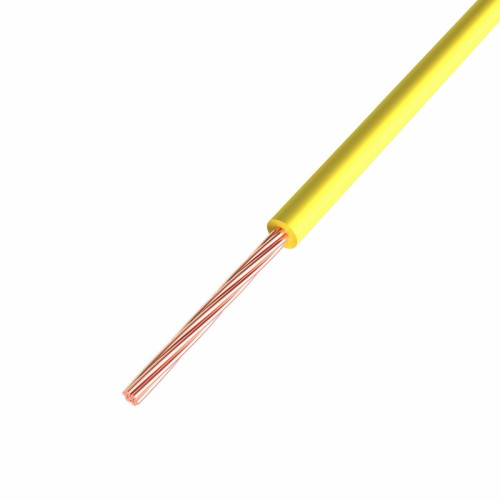 Провод ПГВА 1 х 1,50мм, ЖЕЛТЫЙ REXANT (01-6532)